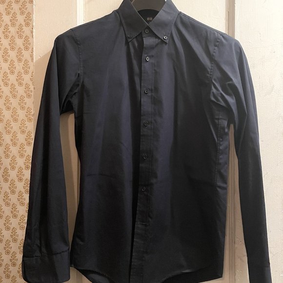 Uniqlo Other - Dark Navy Uniqlo Slim Fit Dress Shirt